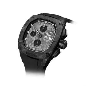 차르봄바 다크매터 4 라파엘 마르케스 콜라보 한정판 카본파이버 워치