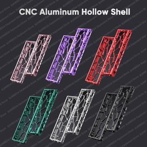 호환 Wooting 60HE GH60 Holy60 중공 알루미늄 키보드 케이스 쉘 Mad 60he Raven61 Aula Win60용 60% 키 레