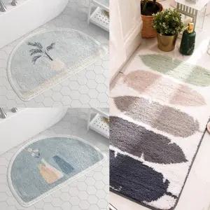 실버미어 주방 욕실 소프트 타올 발매트 러그