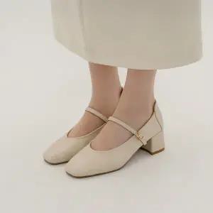 [롯데백화점]소보 트리트 소가죽 메리제인 미들힐 5cm