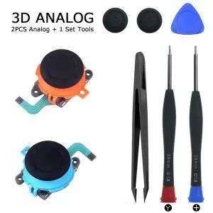 스위치 2 교체용 조이스틱 3D 아날로그 썸스틱 스위치2 조이콘 컨트롤러 수리 키트 액세서리