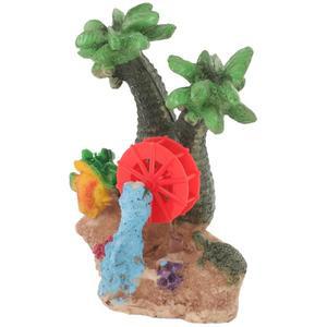 레진 암석 물레방아 어항 장식 수족관 풍경 시뮬레이션 자연스러운 디자인의 소형 컴팩트 사이즈 산 모양