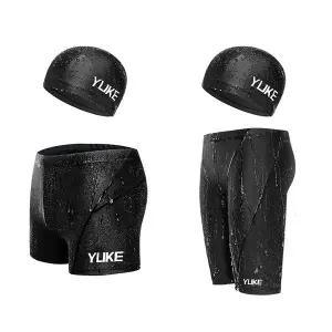 남성 3부수영복 5부 쇼츠 래쉬가드 실내수영복 주니어 성인 남아 사각 이중반바지