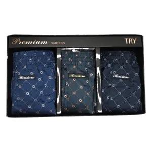 TRY 남성 레이더스 80수 순면 박서 3매입 (MD3)