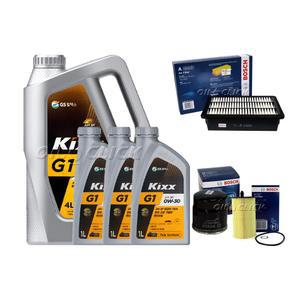 제네시스 DH 엔진오일 세트 3.3 3.8 킥스 G1 0W-30 SP 7L+필터