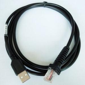 새로운 브랜드 블랙 데이터 로직 USB 케이블 2M 호환 마젤란 1100i QS6500 바코드 스캐너