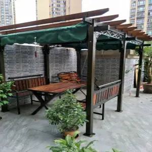 마당정자 정자바람막이 정원정자 테라스가구 정원 전원주택 옥상 루프탑 그늘막 야외정자 마당