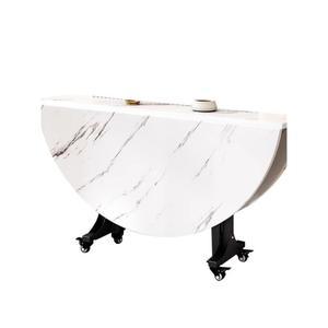 접이식 원형 테이블 폴딩테이블 가정용 타옵션 블랙 베란다 패널 고깃집 화이트 2단