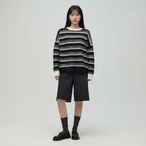 [LAP](김해점)멀티단가라 오버핏 니트 AS1KH223