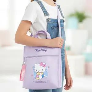 초등생 키티 보조가방 크로스백 학원가방 신발주머니 외출 학교준비물 현장학습 실내화