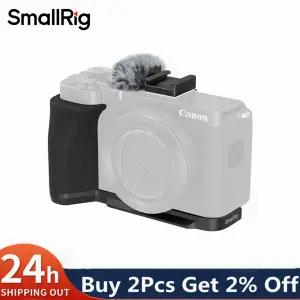 SmallRig 카메라 케이지 L자형 마운트 플레이트캐논 파워샷 V1용 실리콘 핸들털이 있는 윈드스크린 5808