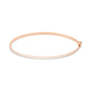 18K 심플 슬림 화이트 에폭시 뱅글 팔찌 JNB27498