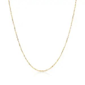 18K 골드글리터 스파클링 체인목걸이 S IRN38112