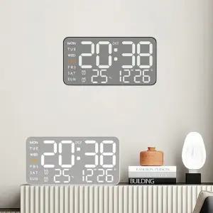 5515 전자 탁상 벽 시계 알람 온도 날짜 요일 개업 집들이선물 인테리어 LED 시계 미니