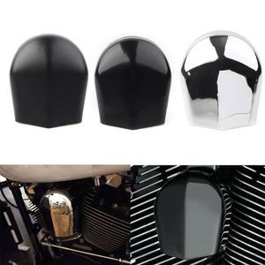 호환 오토바이 CNC 정밀 코일 플러그 커버 크롬 트림 할리 투어링 로드 글라이드 스트리트 FLHR FLHX 19932019 경적