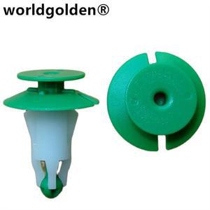 Worldgolden 10피스 자동 플라스틱 클립 엔진 왼쪽 전면 구획 커버  audi호환 4M 용 헤드 라이트 트림 플레