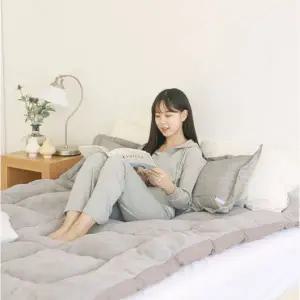 양면토퍼 사계절 양면 토퍼 두껍고 푹신한 자가 발열 토퍼