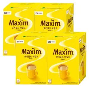 동서식품 맥심 모카골드 마일드 커피믹스 스틱 250개입 [4개]