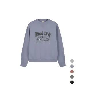 [롯데백화점]알래스카 여성) 기모없는 더블니트 빅그래픽 맨투맨 티셔츠-PAF4TR2890