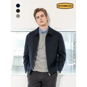 [하프클럽/인터메조]인터메조 울 브랜디드 저지 집업 자켓 3종 택1 IMEFMJP108
