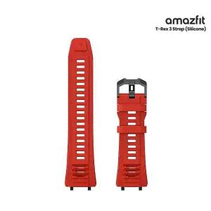 어메이즈핏 정품 스트랩 티렉스3 실리콘 라바레드 (티렉스2 호환가능) ISK