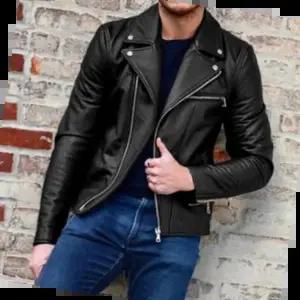 남성가죽자켓 가죽자캣 하객룩 님지라이더 오토바이