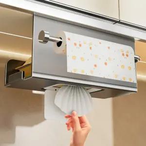 키친 타올걸이 티슈 홀더 주방 수납 선반 거치대