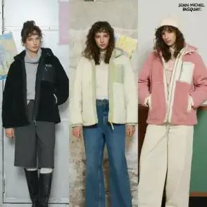 바스키아 여성 헤비덤블배색 점퍼 1종 (B507W-1)