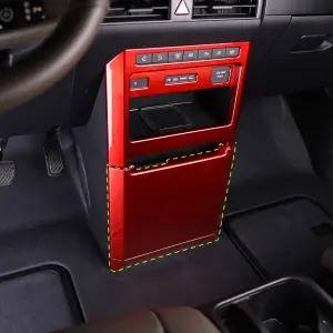 PV5 튜닝 용품 1열 콘솔 커버 레드 몰딩