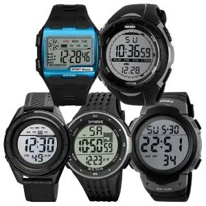 행군 패션 커플 초 조깅 여성 시계 스포츠 손목 런닝 디지털 남자 [fA65D7C]