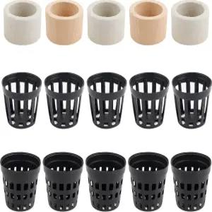 욜루퍼 수생 식물 고정 링 세트 액세서리 수족관 무게 부동 포트 장식 어항