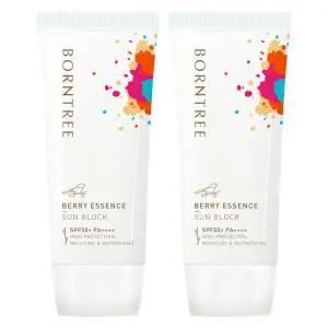 이지하우스 눈시림 백탁 끈적임 없는 베리에센스 선크림 SPF50PA++++ 2개 650817