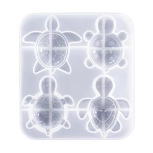 4가지   바다거북 실리콘 몰드 레진  테마 키체인  펜던트 참 DIY 공예 개학 선물