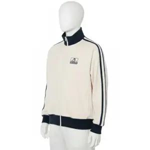 BEN DAVIS 스웨트 트랙 집업 자켓 오프화이트
