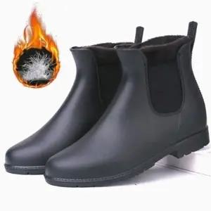 작업화 717SKY53 기모안감 레인부츠 장화 겨울 남녀공용 첼시부츠