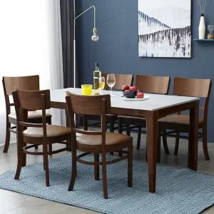 루마니아 민트 1600 6인 세라믹 식탁세트 (의자형)