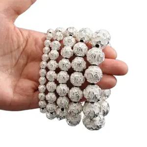 염주 은팔찌 다음날 남자실버팔찌 체인팔찌 남자순은팔찌 여자 실버팔찌