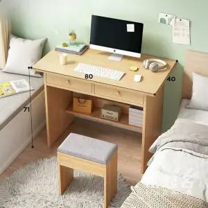 1인용 컴퓨터책상 노트북 데스크 학습용 가정용 스터디 테이블 PC책상