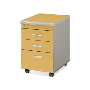 HS 목재 이동서랍 사무 업무 3단 서랍장 이동형 iIV7+9dCi