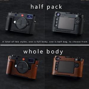 수제 사진 카메라 가죽 가방  케이스 라이카 호환 M11 P MEV1 핸들 그립 보호 슬리브 아르카-스위스 베이스