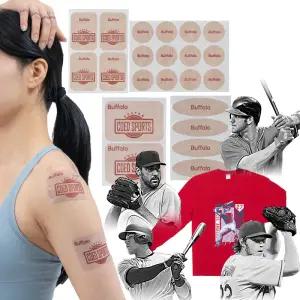 코에드스포츠 버팔로 근육 관절 패치 3세트 126매 종아리 손가락 손목 목 어깨 어리 발목 붙이는 무릎 다리 동전 원적외선 LA 다저스 오타니 티셔츠 드림 이벤트
