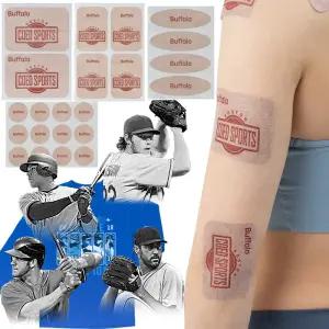 코에드스포츠 버팔로 근육 관절 패치 42매 종아리 손가락 손목 목 어깨 어리 발목 붙이는 무릎 다리 동전 원적외선 LA 다저스 오타니 티셔츠 드림 이벤트