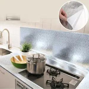 알루미늄 은박 주방시트지 5M 가스렌지 싱크대 벽지 기름때 시트지