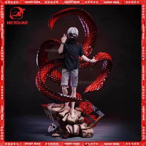 도쿄 구울 애니메이션 피규어 카네키 켄 액션 PVC Gk 조각상 모델 인형 수집 책상 장식 장난감 생일 선물