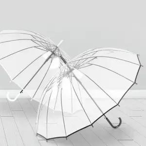 초 명품 투명 우산 튼튼한 대형 비닐 16살대 판촉물 8살대 자동 장우산