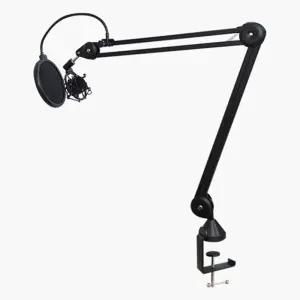 탁상용 마이크 스탠드 블랙 풀세트 방송용 마이크암