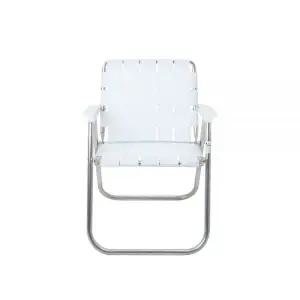 론체어 클래식 모던심플 피크닉 화이트 캠핑 카페 테라스 의자 MNS