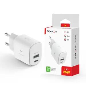 템플러 PD 25W 2포트 초고속 충전기 본품