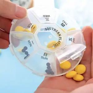 휴대용 여행용 미니 요일별 약정리함 알약 케이스
