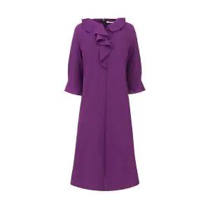 [크로커다일레이디] 프릴카라 러플 롱 원피스 CLCMOP103_P416063795